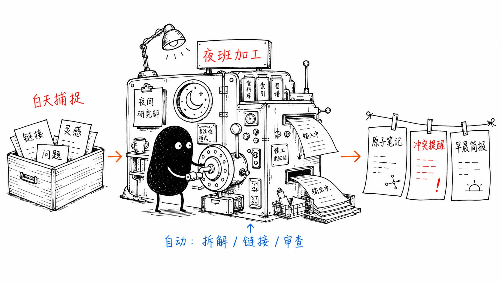 第二大脑夜班研究部门模型