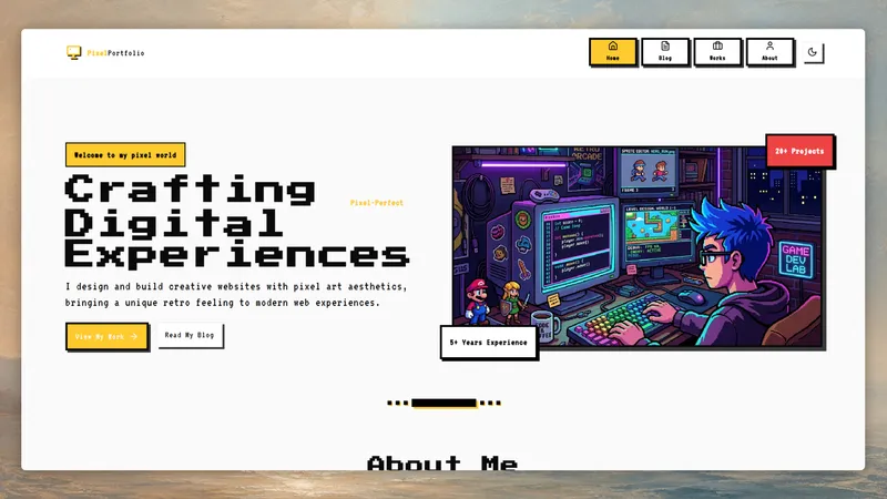 PixelPortfolio: Resumable Personal Identity