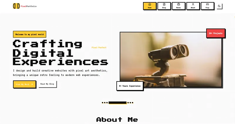 PixelPortfolio: Resumable Personal Identity